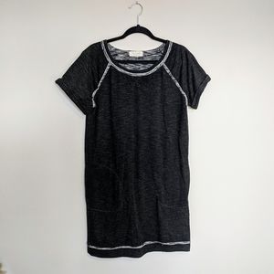 T-shirt style sweater dress